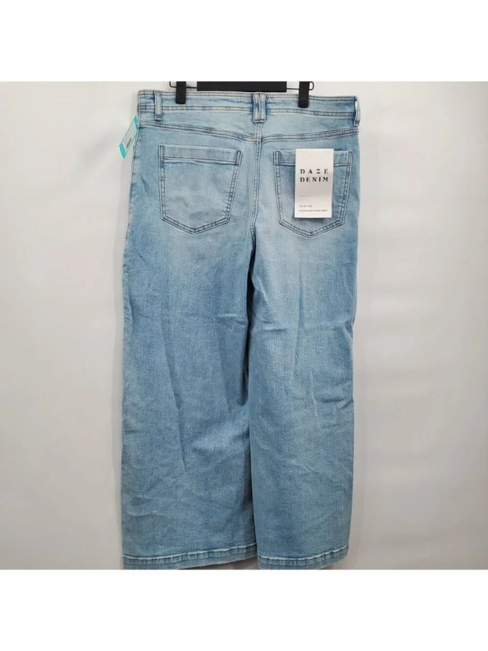 Daze Denim Valley Girl Ankle Wide Leg Jeans Denim Pants Women Size 32 NWT